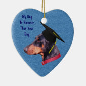 Doberman Smarter Funny Dog Ornement (Droite)