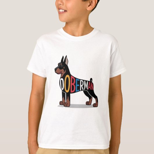 Doberman T-shirt (Voorkant)