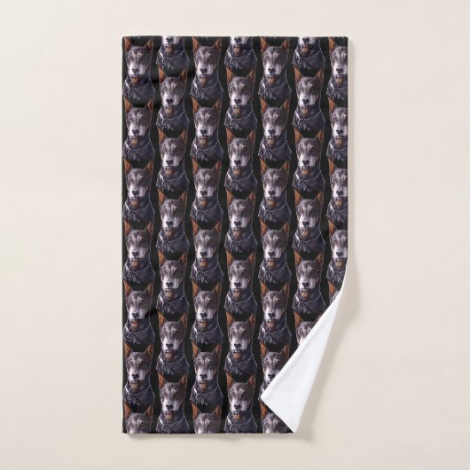 Doberman Towel Set Persoonlijke Dobermanhanddoeken Bad Handdoek (Handdoek)