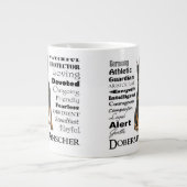 Doberman Traits Jumbo Mug (Devant)