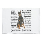 Doberman Traits Pillow Hoesje Kussensloop (Voorkant)