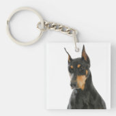 Doberman Traits Sleutelhanger (Voorkant)