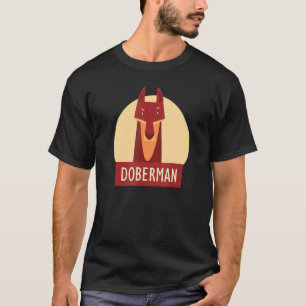 Doberman voor honden en dieren overal t-shirt