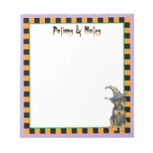 Doberman Witch Notitieblok (Voorkant)