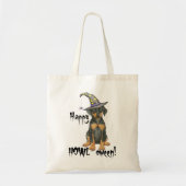 Doberman Witch Tote Bag (Voorkant)