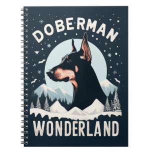 Doberman Wonderland - Sneeuwrijk Hondenliefhebber  Notitieboek