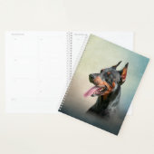 Dobermanhond tekenen planner (Display)