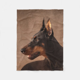 Dobermann - Doberman Pinscher Fleece Deken
