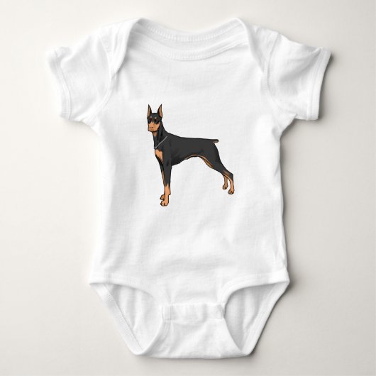 Dobermann doberman romper (Voorkant)