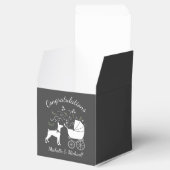 Dobermann Dog Baby shower Puppy Dobie Pinscher Bedankdoosjes (Geopend)