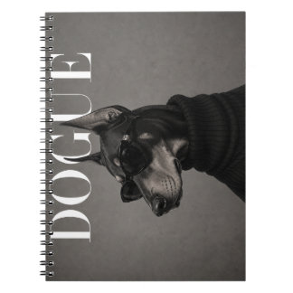 Dobermann Editorial Dog Portret Notitieboek