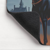 Dobermann Halloween Griezelen Muismat (Hoek)
