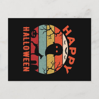 Dobermann Hond Gelukkig Halloween Enge Geest Feestdagenkaart