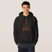 Dobermann K9 Unit Christmas  Dog Hoodie (Voorkant volledig)