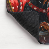 Dobermann Kerstfeest Muismat (Hoek)