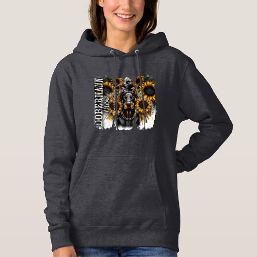 Dobermann Mama Hoodie (Voorkant)
