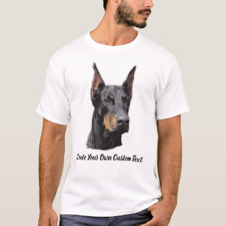 Dobermann Pincher Hond Maak Je Eigen Aangepaste Te T-shirt
