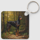 Dobermann Pinscher Sleutelhanger (Achterkant)