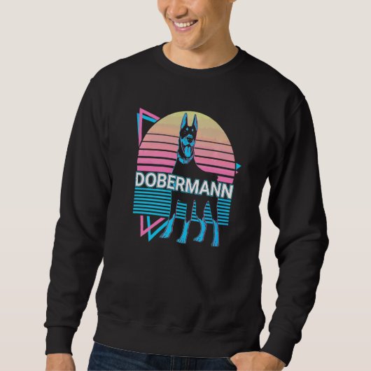 Dobermann Retro Trui (Voorkant)