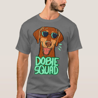 DOBIE SQUAD red  T-shirt