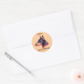 Dobies are Cuddlebugs Doberman Pinscher Sticker (Envelop)