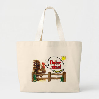 Dobré ráno Goedemorgen in het Tsjechisch! Grote Tote Bag