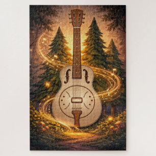 Dobro-bos gloeiende bosdroom legpuzzel