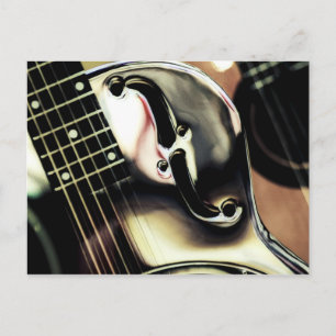 DOBRO, guitare ArT, Cool de carte postale