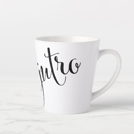 dobro jutro Goedemorgen Republiek Kroatië Latte Mok (Rechts)