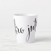 dobro jutro Goedemorgen Republiek Kroatië Latte Mok (Voorkant)