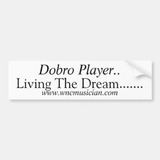 Dobro Player-sticker Bumpersticker