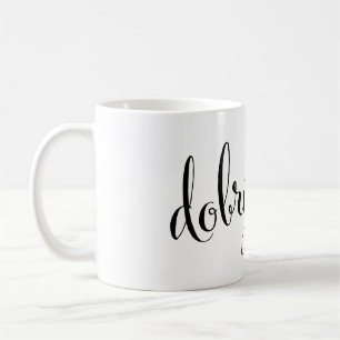 dobrý den Goedemorgen Tsjechische Mok