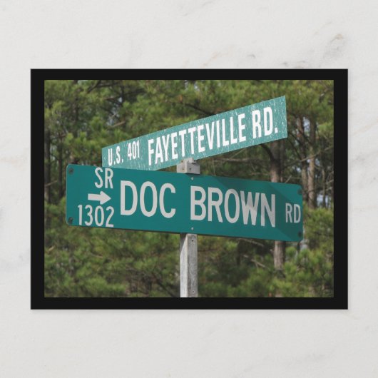 Doc Brown RD Briefkaart (Voorkant)