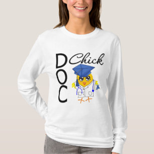 Doc Chick Medical School Afstudeerder T-shirt