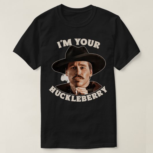 Doc Holliday in je bosbessen T-shirt (Design voorkant)