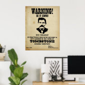 Doc Holliday Poster (Thuiskantoor)