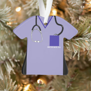 DOC Ornament - Gepersonaliseerde medische scrubs D