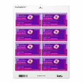 Doc Prescription Bouteille Étiquette Étiquette de  (Feuille entière)