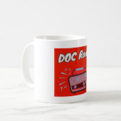 DOC Radio Coffee Mok (Voorkant links)