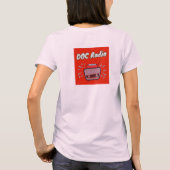 DOC Radio - T-shirt (roze) (Achterkant)