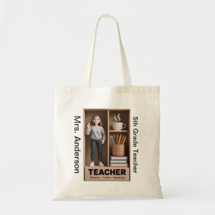 Docent actiefiguur AI Boxed Style Doll Art Tote Bag