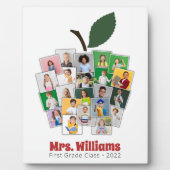 Docent Apple Collage Teacher's Gift 22 Foto's Fotoplaat (Voorkant)