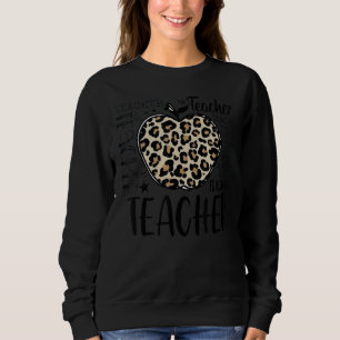 Docent Apple Leopard Teach Inspire Lead Educate M Trui
