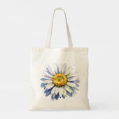 Docent appreciatie cadeau Kies je Daisy Tote Bag (Achterkant)