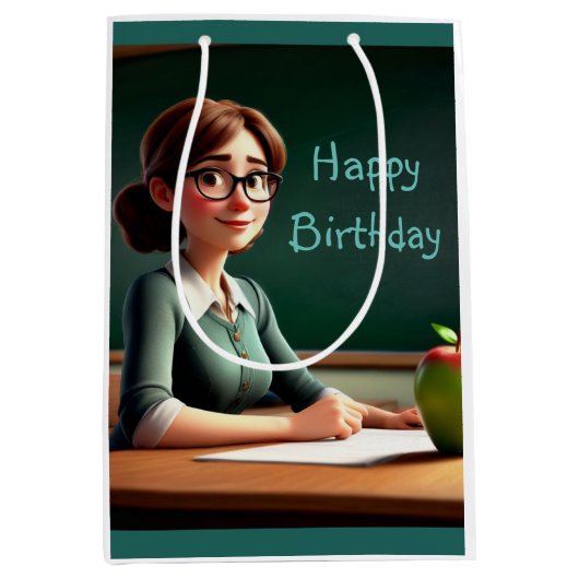 Docent bij Apple Medium Cadeauzakje (Voorkant)