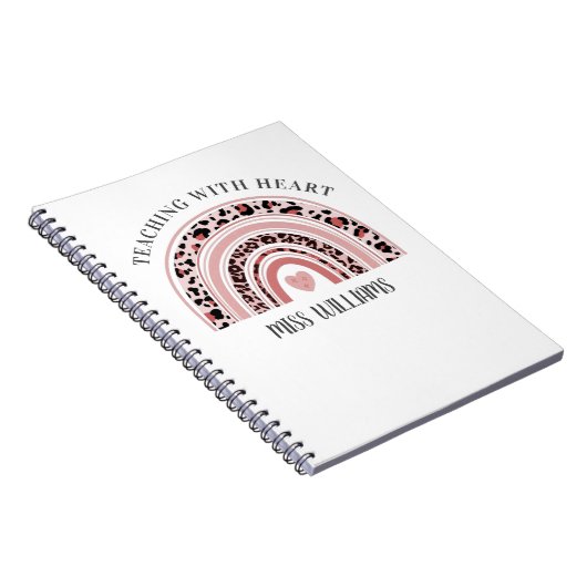 Docent Boho Rainbow Notitieboek (Rechterzijde)