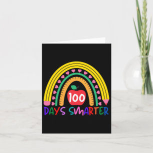 Docent citeert 100 dagen schoolleraar en studie kaart