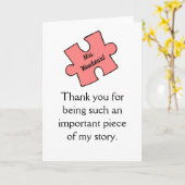 Docent Coach Dank u Einde termijn Aangepaste naam Kaart (Gele Bloem)