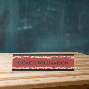 Docent Coach Professioneel Afrikaans Decor Bureau Naambordje