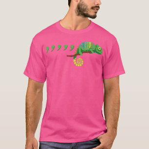 Docent Comma Chameleon Grappig T-shirt
